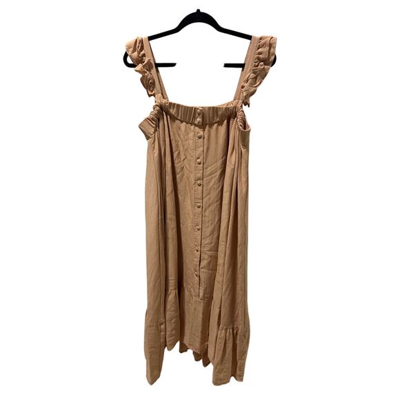 AD - MABLE BOAH RUFFLE SLEEVE DETAIL MIDI DRESS - Picture 6 of 8